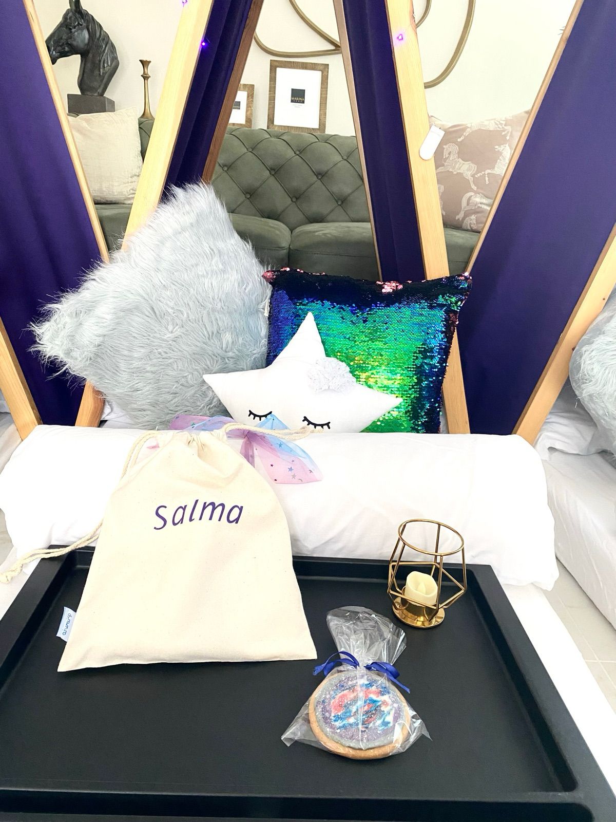 Sleepover gift bag- personalised - Main Image